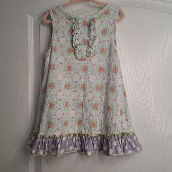 Matilda Jane Trapeze Top Ruffles and Floral - Picture 2 of 5